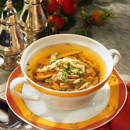 Leberspätzlesuppe Rezept