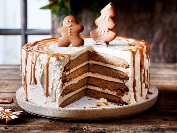 Lebkuchentorte mit Karamellcreme Rezept Lebkuchentorte mit Karamellcreme Rezept