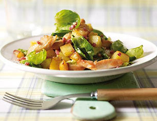 Leichte Bauernpfanne mit Putenstreifen Rezept Leichte Bauernpfanne mit Putenstreifen Rezept