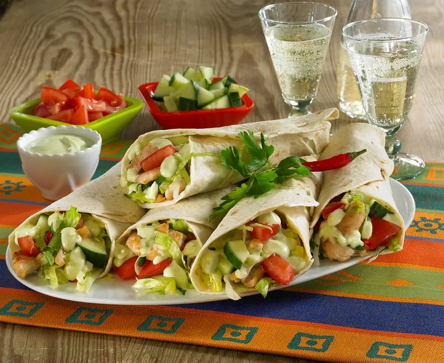 Leichte Burritos Rezept Leichte Burritos Rezept