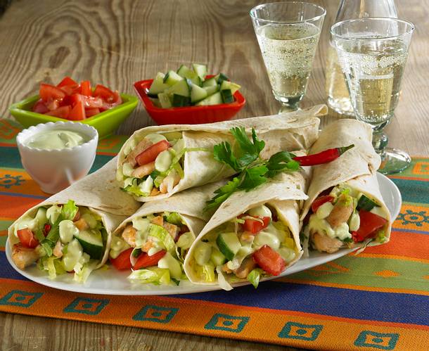 Leichte Burritos Rezept Leichte Burritos Rezept