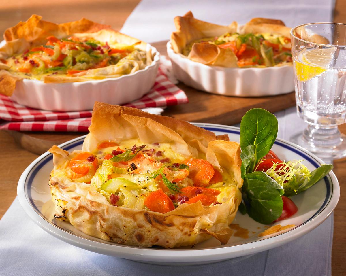 Leichte Mini-Quiches Rezept