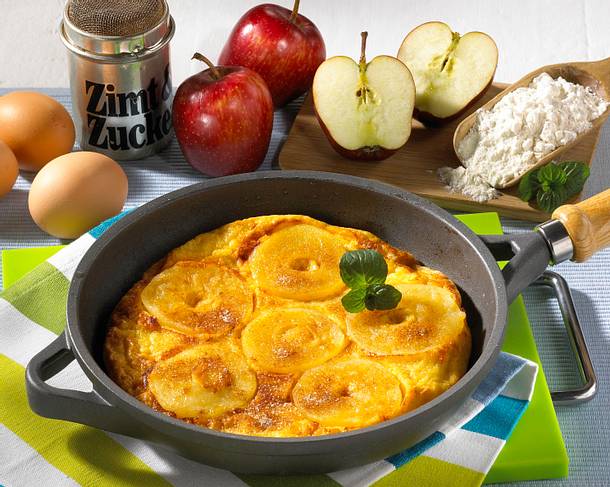 Leichter Apfelpfannkuchen Rezept Leichter Apfelpfannkuchen Rezept