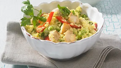 Leichter Couscous-Salat mit Champignons Rezept - Foto: LECKER @ Bauer Media Group