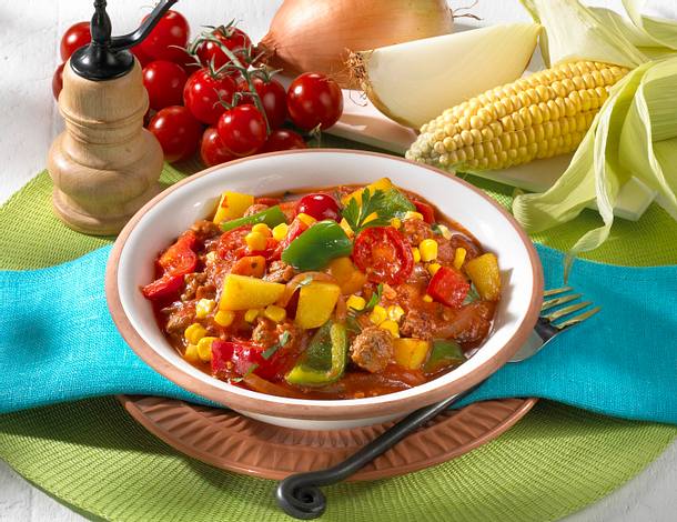 Leichtes Chili con Carne Rezept Leichtes Chili con Carne Rezept
