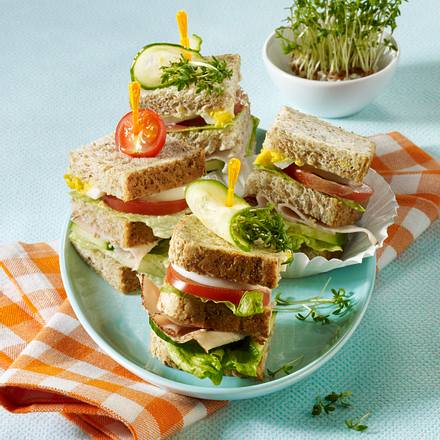 Leichtes Club Sandwich Rezept Leichtes Club Sandwich Rezept