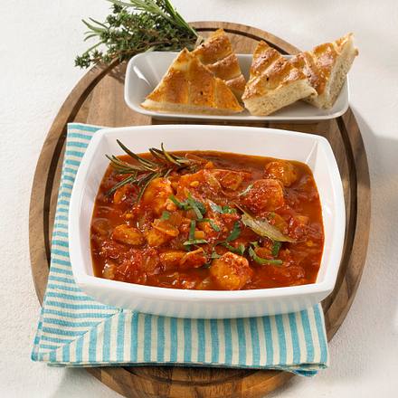 Leichtes Hähnchen-Stifado Rezept Leichtes Hähnchen-Stifado Rezept