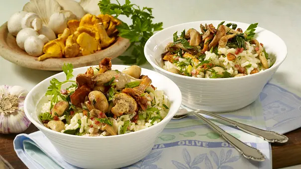 Leichtes Pilz-Risotto Rezept - Foto: LECKER @ Bauer Media Group