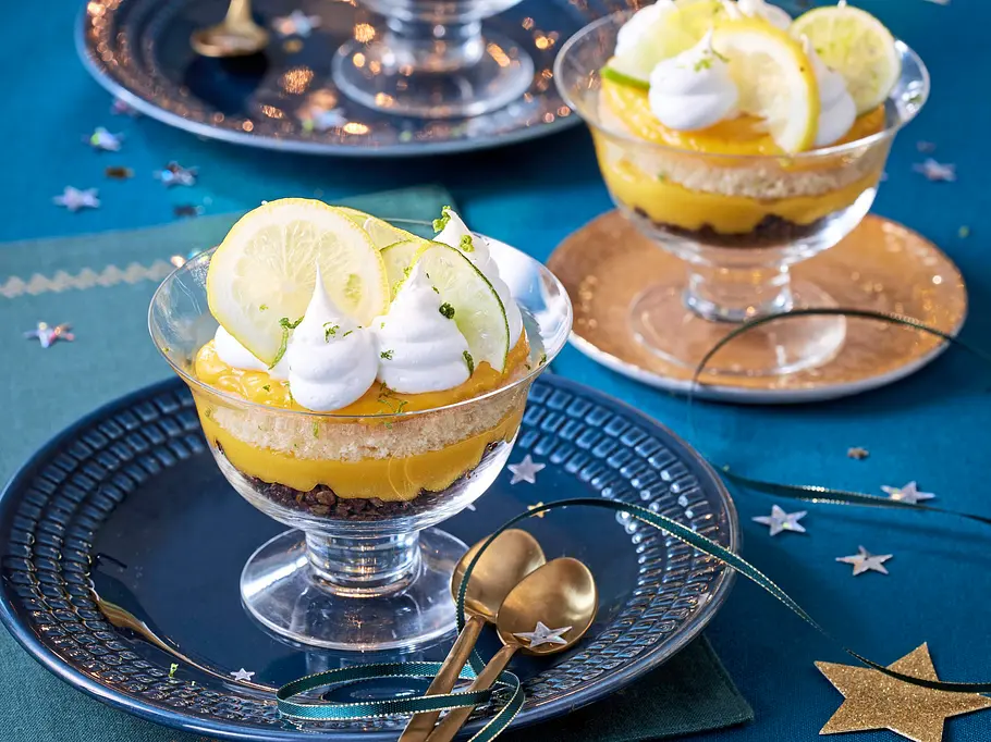 Lemon Curd & Cookie-Trifle Rezept