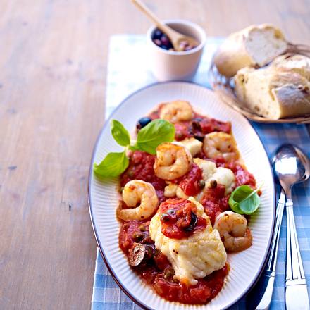 Lengfisch alla pizzaiola Rezept Lengfisch alla pizzaiola Rezept