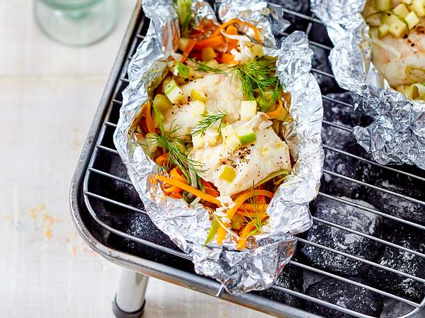 Lengfisch auf Gemüsejulienne Rezept