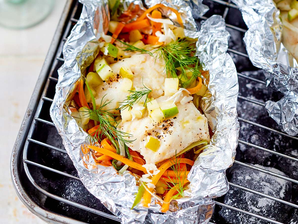 Lengfisch auf Gemüsejulienne Rezept