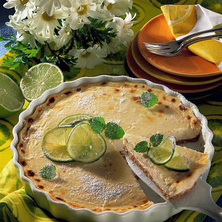 Limetten-Cheesecake Rezept