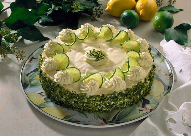 Limetten-Jogurt-Torte Rezept Limetten-Jogurt-Torte Rezept