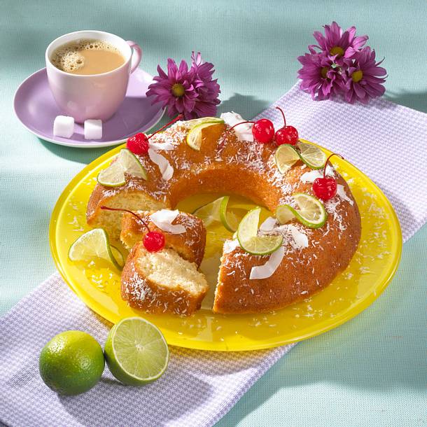Limetten-Kokoskuchen Rezept