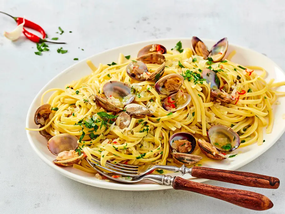 Linguine alle Vongole Rezept Linguine alle Vongole Rezept