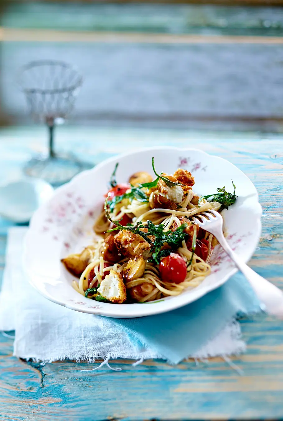 Linguine mit Schmortomaten und Pankofeta Rezept Linguine mit Schmortomaten und Pankofeta Rezept