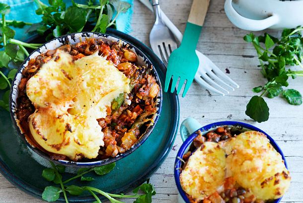 Linsen & Chill unter der Kartoffelhaube Rezept Linsen & Chill unter der Kartoffelhaube Rezept