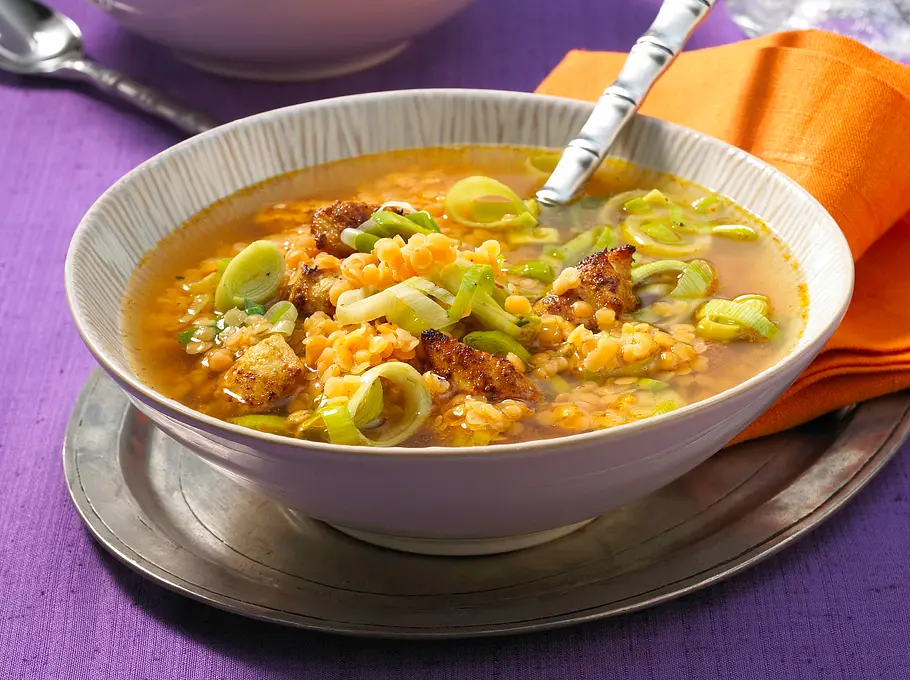 Linsen-Curry-Suppe Rezept Linsen-Curry-Suppe Rezept
