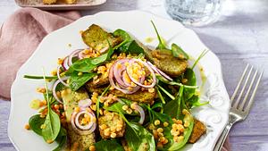 Linsen-Spinat-Salat mit Tofu Rezept - Foto: House of Food / Bauer Food Experts KG