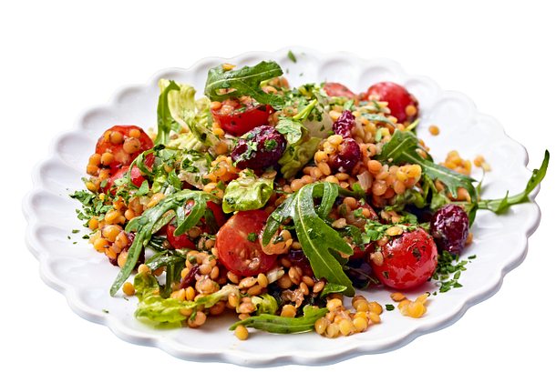 Linsen-Taboulé mit Cranberrys Rezept