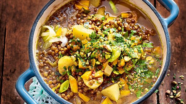 Zufällig vegan: Linsensuppe