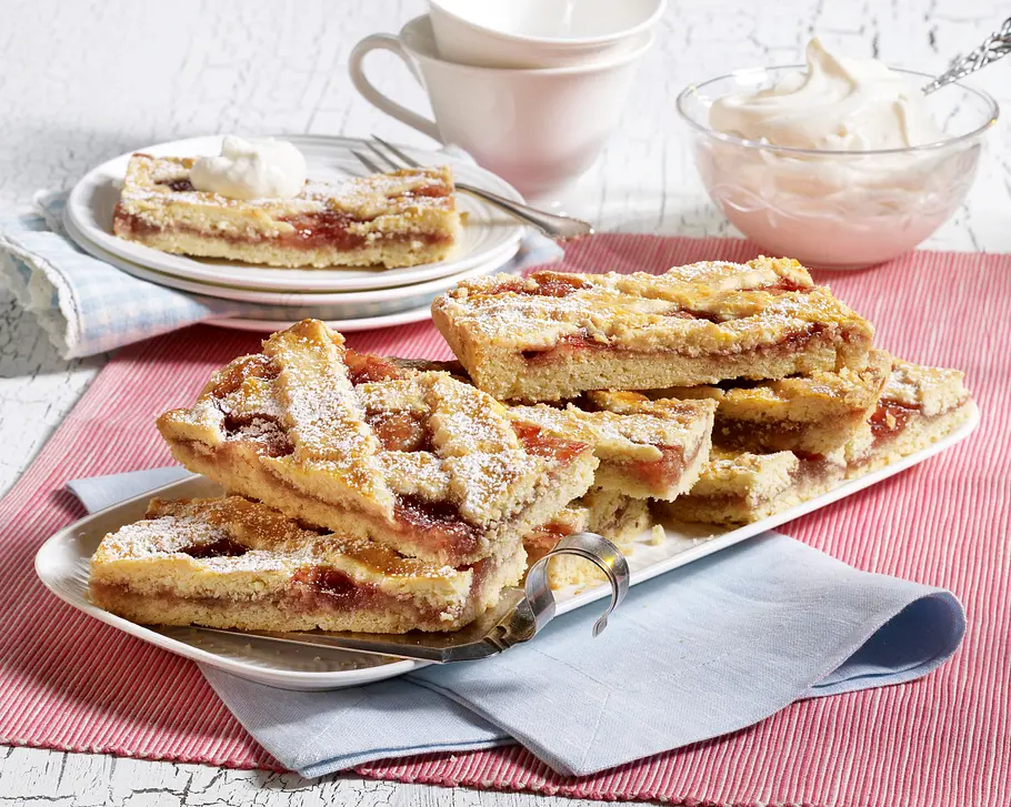 Linzer Schnitten Rezept Linzer Schnitten Rezept
