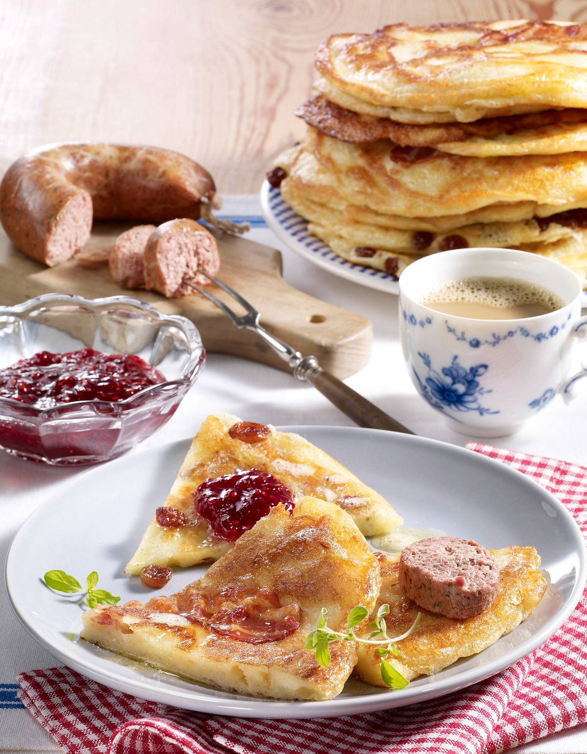 Lippischer Pickert mit Rosinen & Speck Rezept