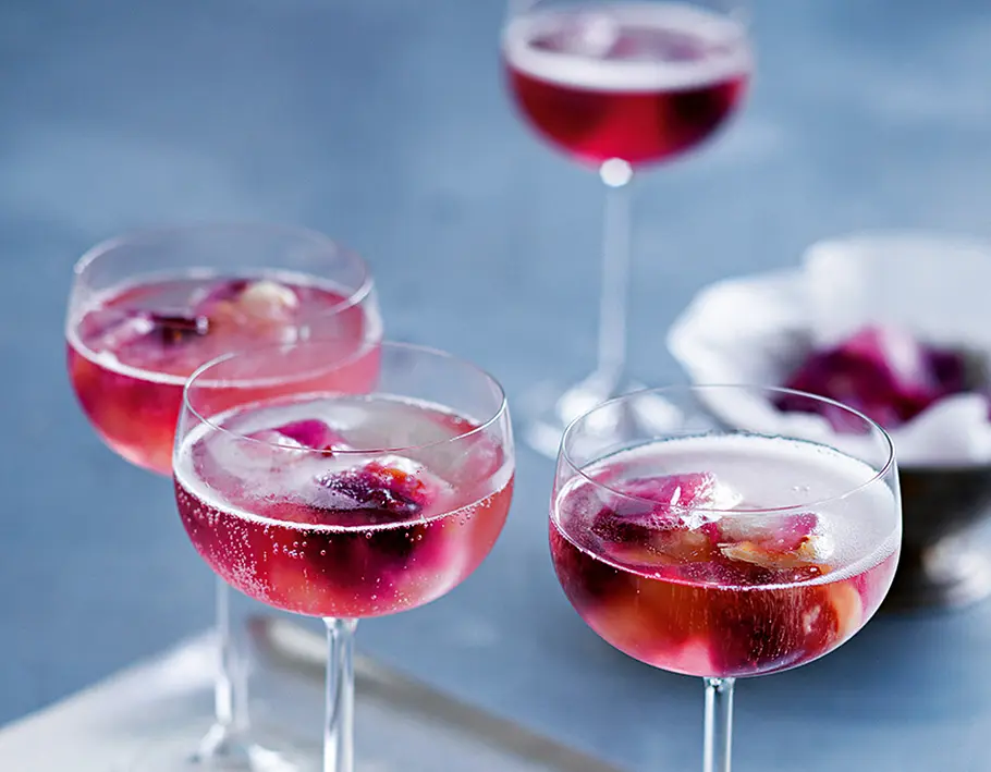 Litschi-Himbeer-Fizz Rezept Litschi-Himbeer-Fizz Rezept