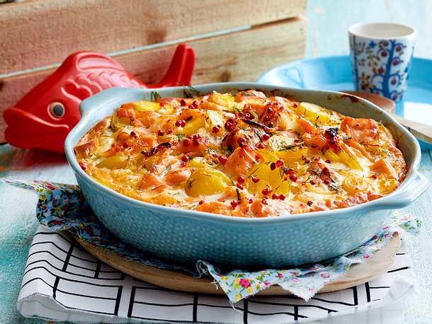 Lohilaatikko - Finnischer Lachsauflauf Rezept