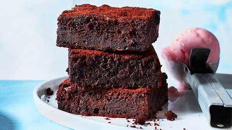 Low-Carb-Brownies mit Vanille Rezept - Foto: House of Food / Bauer Food Experts KG