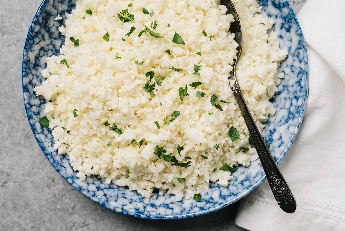 Low Carb Reis aus Blumenkohl