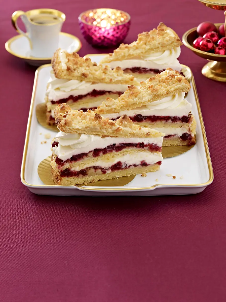 Lübecker Preiselbeer-Torte Rezept