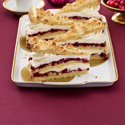Lübecker Preiselbeer-Torte Rezept