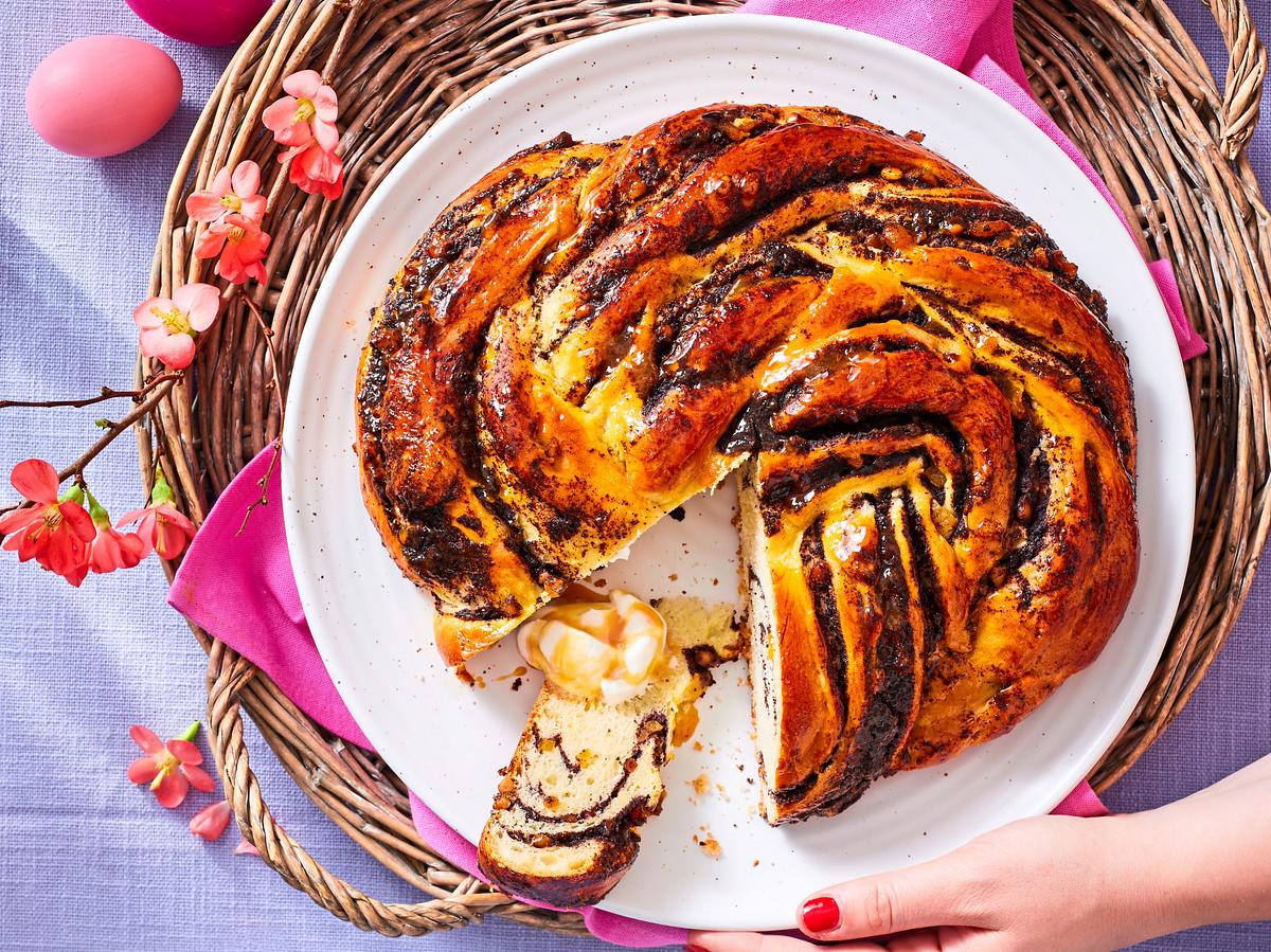 Luftig-leichtes Mohnstriezel-Nest Rezept