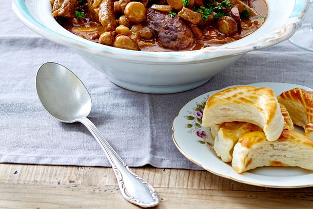 Luftige Blätterteigmonde Rezept Luftige Blätterteigmonde Rezept