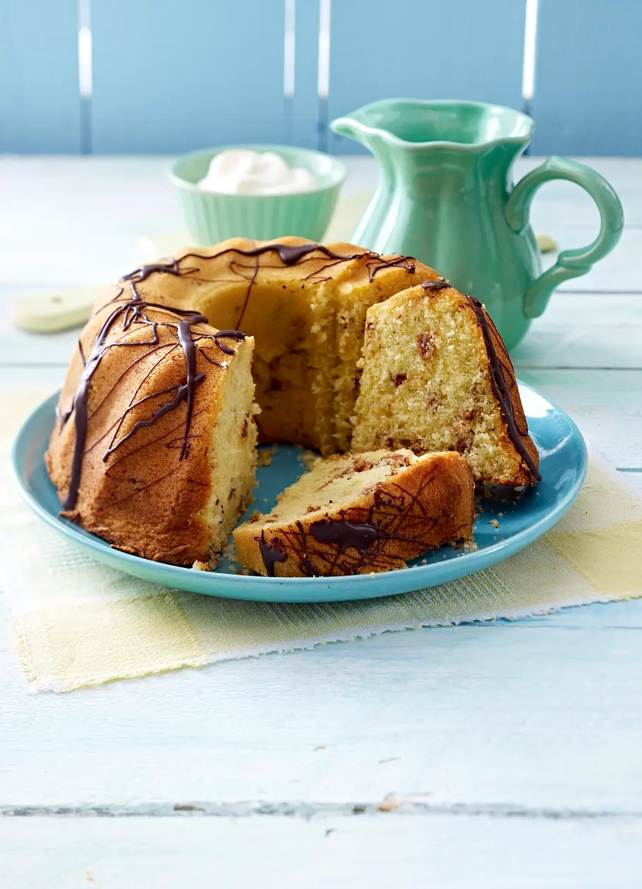 Luftiger Mandel-Kuchen mit Puffreis Rezept