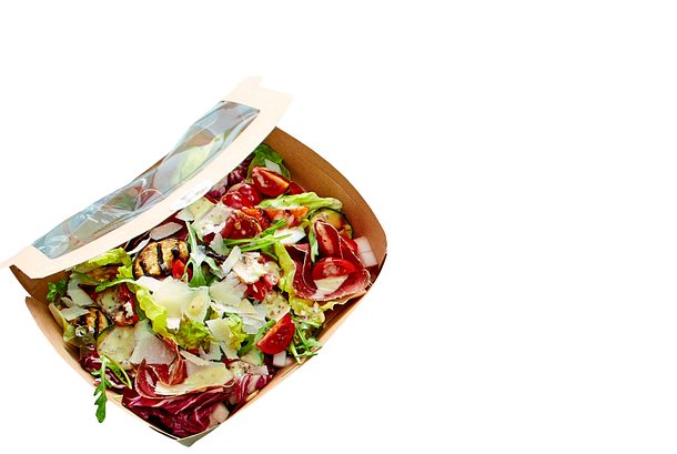 Lunch-Salat mit Grillgemüse