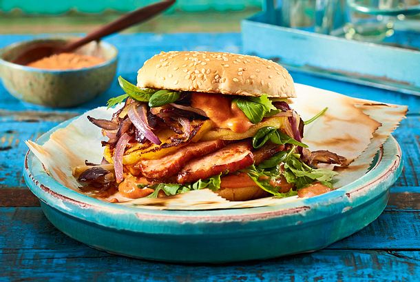 Lunchbox-Burger mit Kasseler Rezept Lunchbox-Burger mit Kasseler Rezept