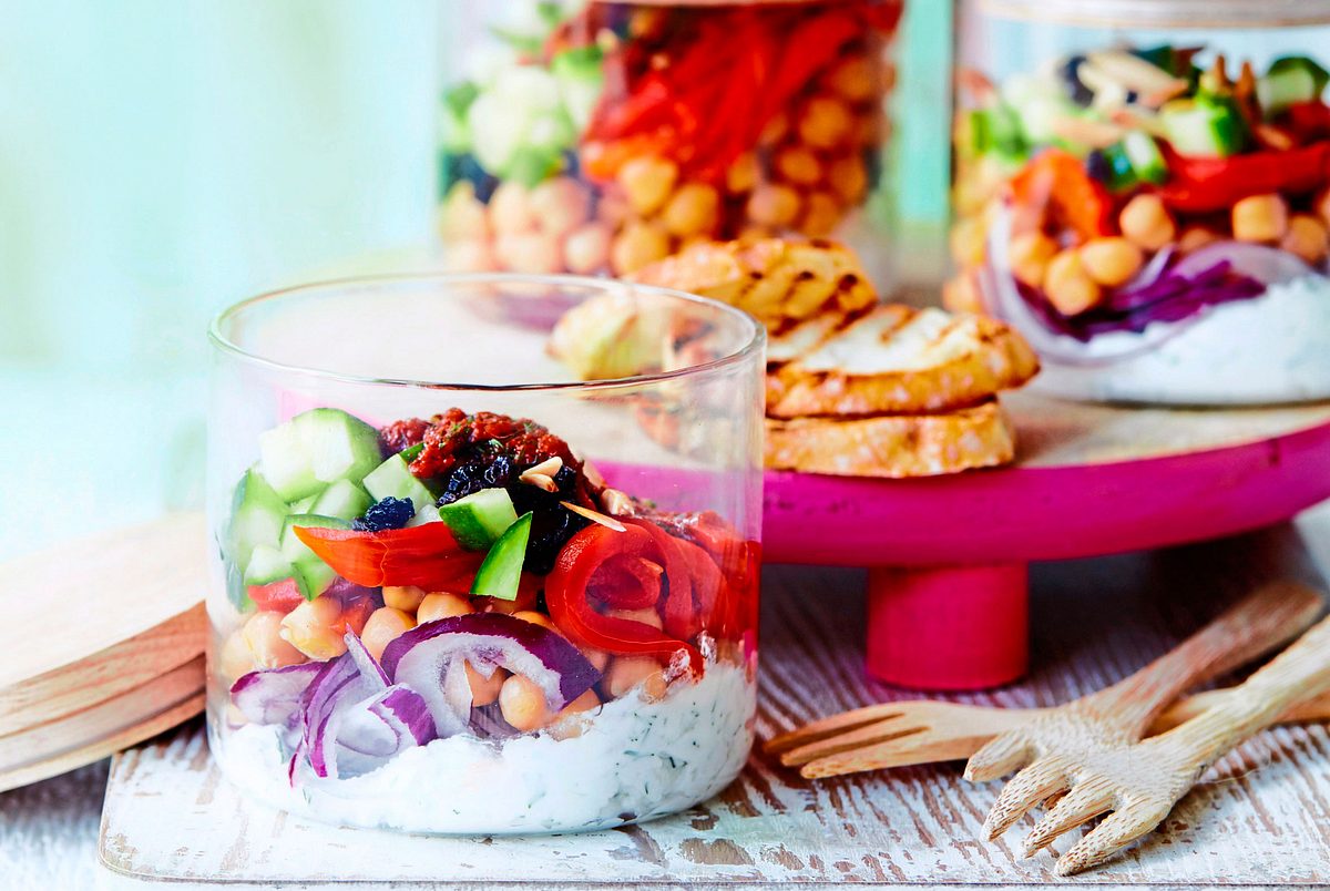 Lunchsalat mit Cranberrys Rezept