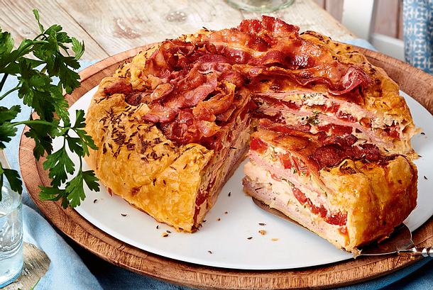 Lyoner Wursttorte Rezept Lyoner Wursttorte Rezept