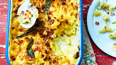 Mac ’n’ Cheese mit Porree-Upgrade Rezept - Foto: LECKER @ Bauer Media Group