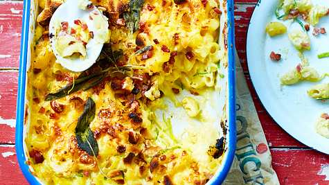 Mac ’n’ Cheese mit Porree-Upgrade Rezept - Foto: House of Food / Bauer Food Experts KG