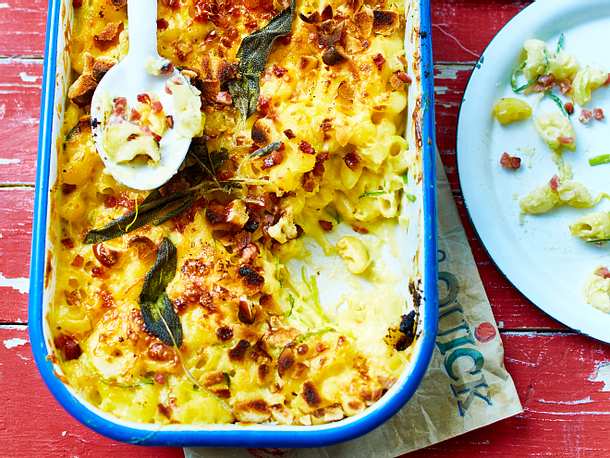 Mac ’n’ Cheese mit Porree-Upgrade Rezept
