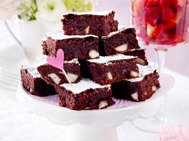 Macadamia-Brownies Rezept