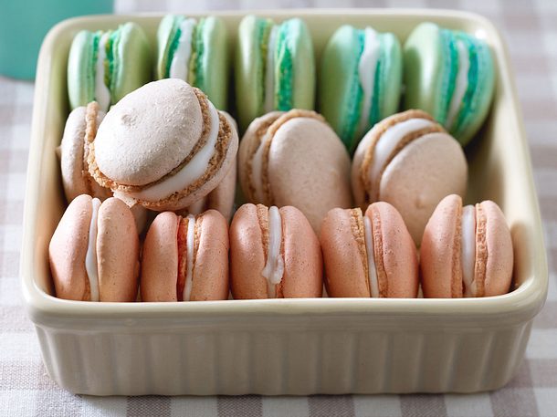 Macarons mit Vanilleganache Rezept Macarons mit Vanilleganache Rezept