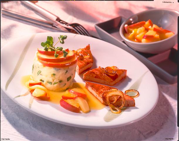 Majoranpüree zu Leberkäse Rezept Majoranpüree zu Leberkäse Rezept