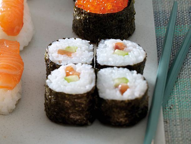 Maki-Sushi (gerolltes Sushi) Rezept Maki-Sushi (gerolltes Sushi) Rezept