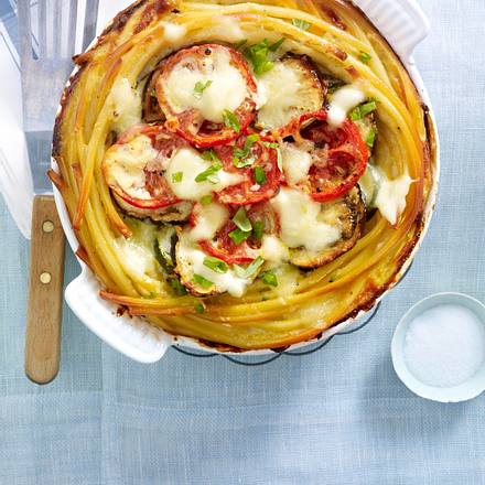 Makkaroni-Auflauf mit Ratatouillegemüse Rezept