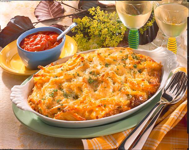 Makkaroni-Käse-Porreeauflauf Rezept Makkaroni-Käse-Porreeauflauf Rezept